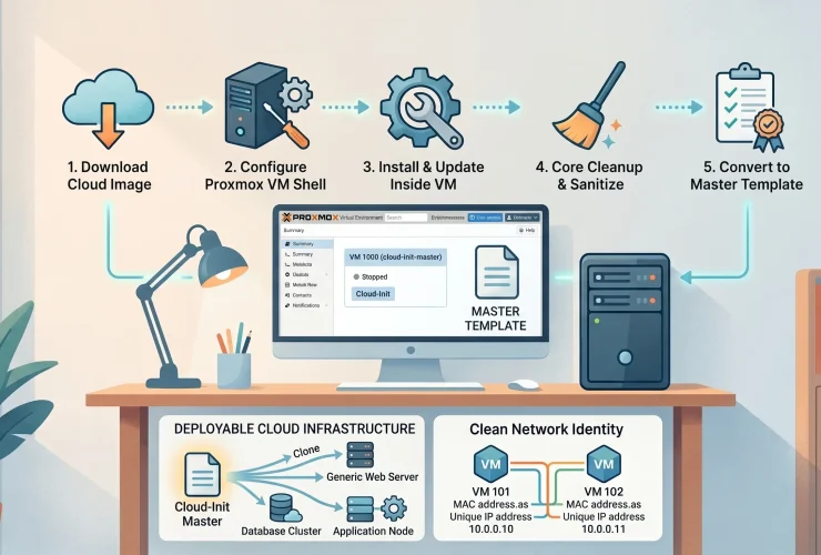 Steps to make Cloud-init ubuntu template in Proxmox VE